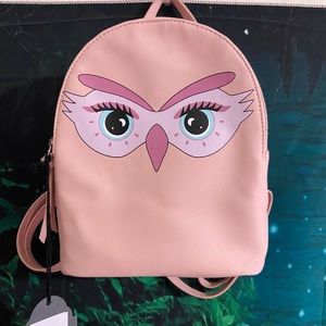 Cut Pink Owl Backpack